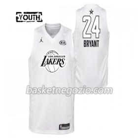 Canotte Bambino Los Angeles Lakers Kobe Bryant 24 2018 All Star Jordan Brand Bianco Swingman